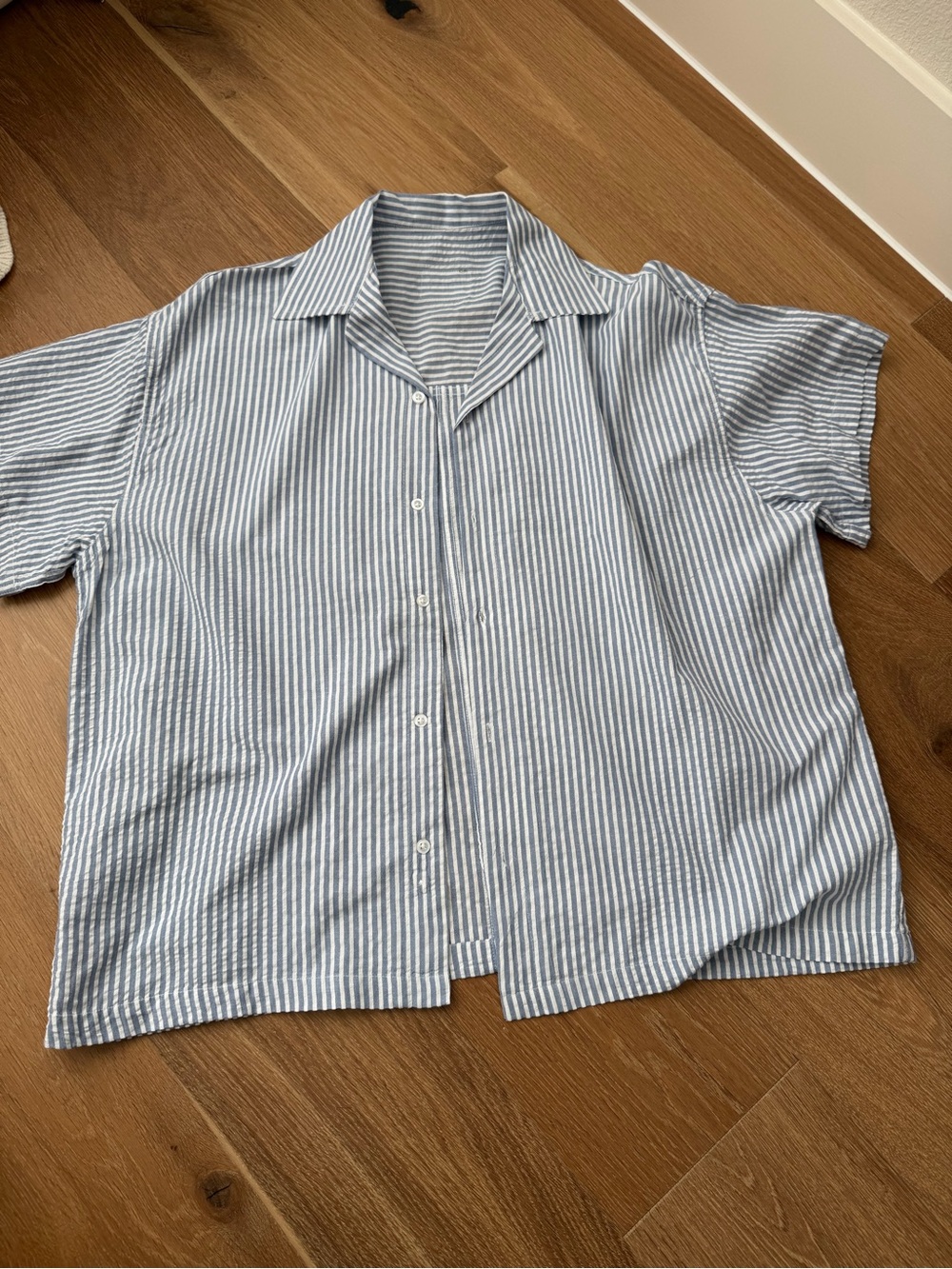 DD seersucker poplin shirt